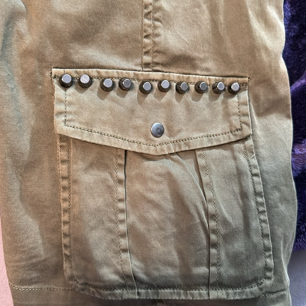 Studded Green Guess Jacket - Picture 7 of 10